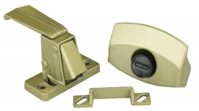 20515 – JR PRODUCTS Entry Door Handle, Pull Handle Non-Locking For RVs Interior Doors Gold With Mounting Screws Singl...